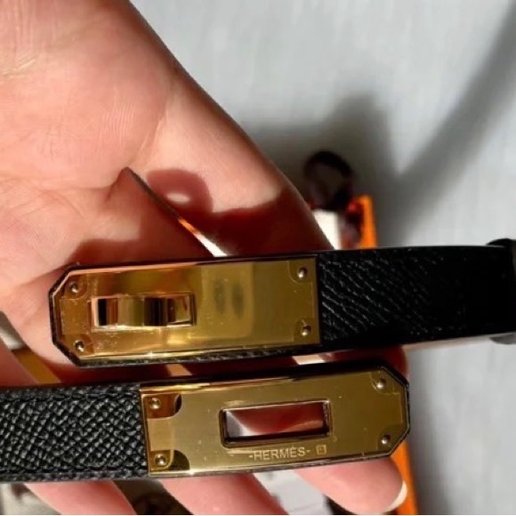 Brand new hermes Kelly belt black gold hardware - Picture 2 of 5